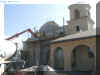 View of front entrance of chapel